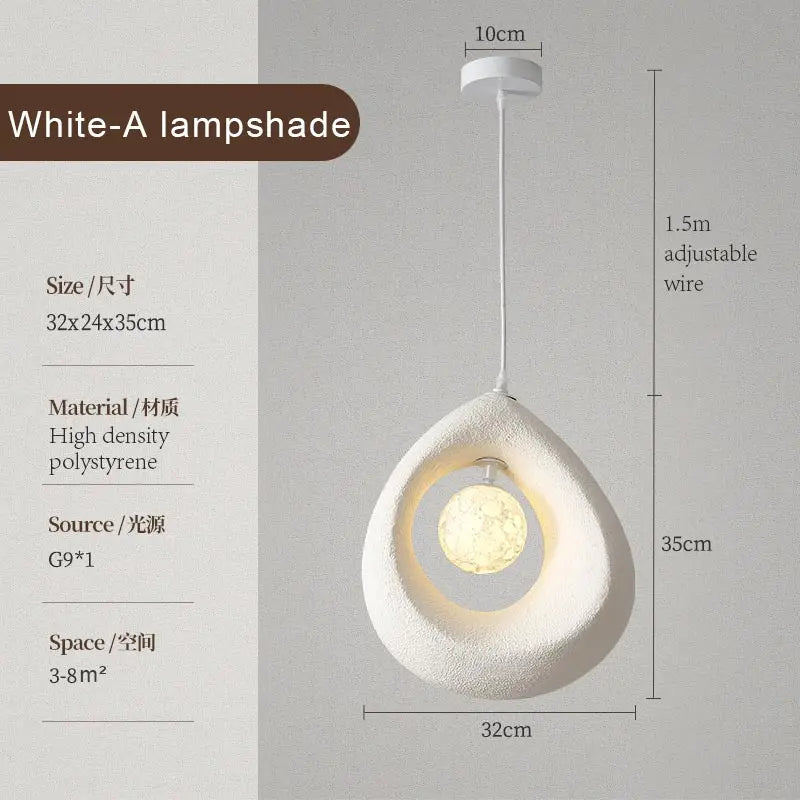 Afralia™ Nordic Retro LED Pendant Lights - Modern Design Ceiling Chandelier for Home Decor