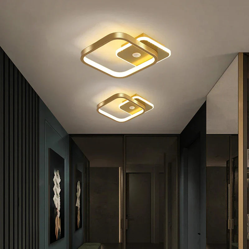 Afralia™ LED Motion Sensor Ceiling Lamp for Home - Indoor Lighting Fixtures