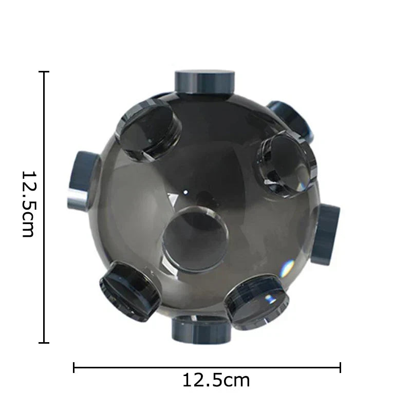 Afralia™ Virus Cell Model Crystal Ball Sculpture Room Decor
