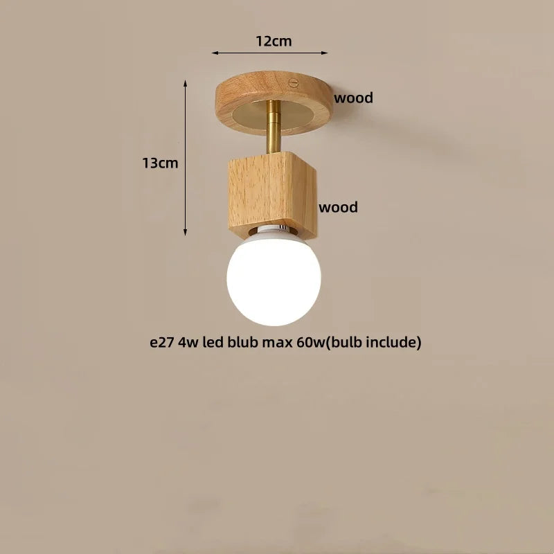 Afralia™ Wabi Sabi LED Ceiling Light - Modern Nordic Flush Mount Fixture for Living Room