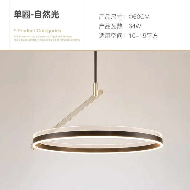 Afralia™ Modern Dine Room Pendant Lights LED Chandelier for Stylish Indoor Lighting