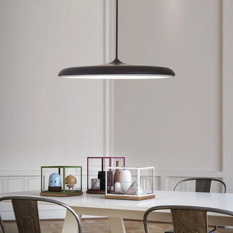 Afralia™ UFO Metal LED Pendant Light - Modern Art Design for Kitchen, Dining Room & Living Room