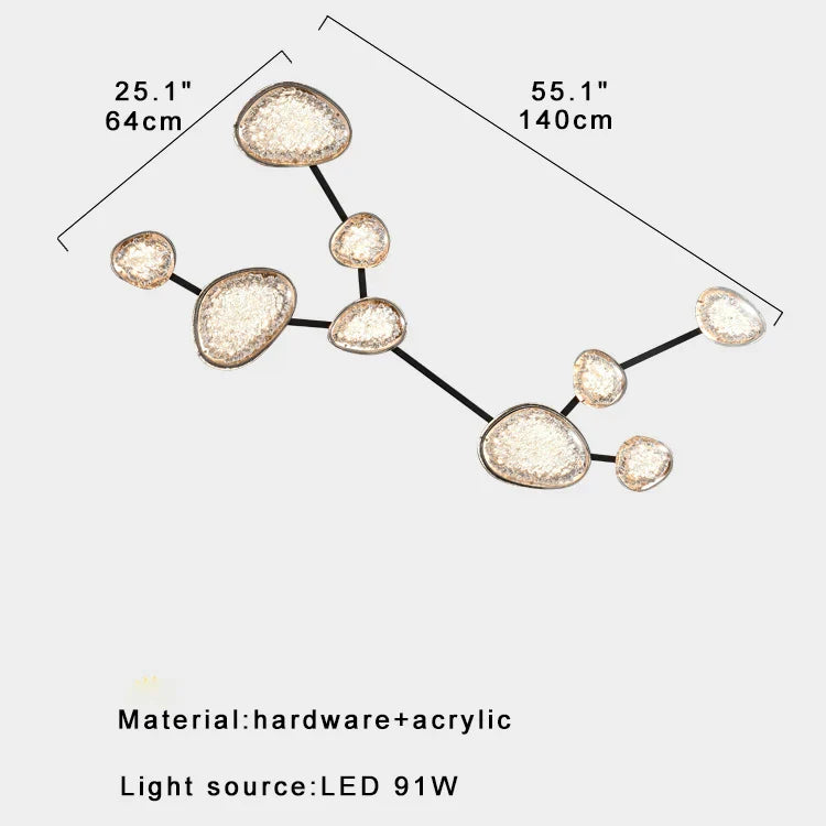 Afralia™ Modern Luxury Wall/Ceiling Large Decoration Lights