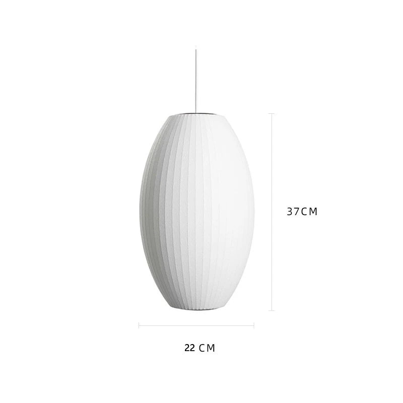 Afralia™ Bubble Silk Pendant Chandelier for Dining Living Room Kitchen Island & Bedroom