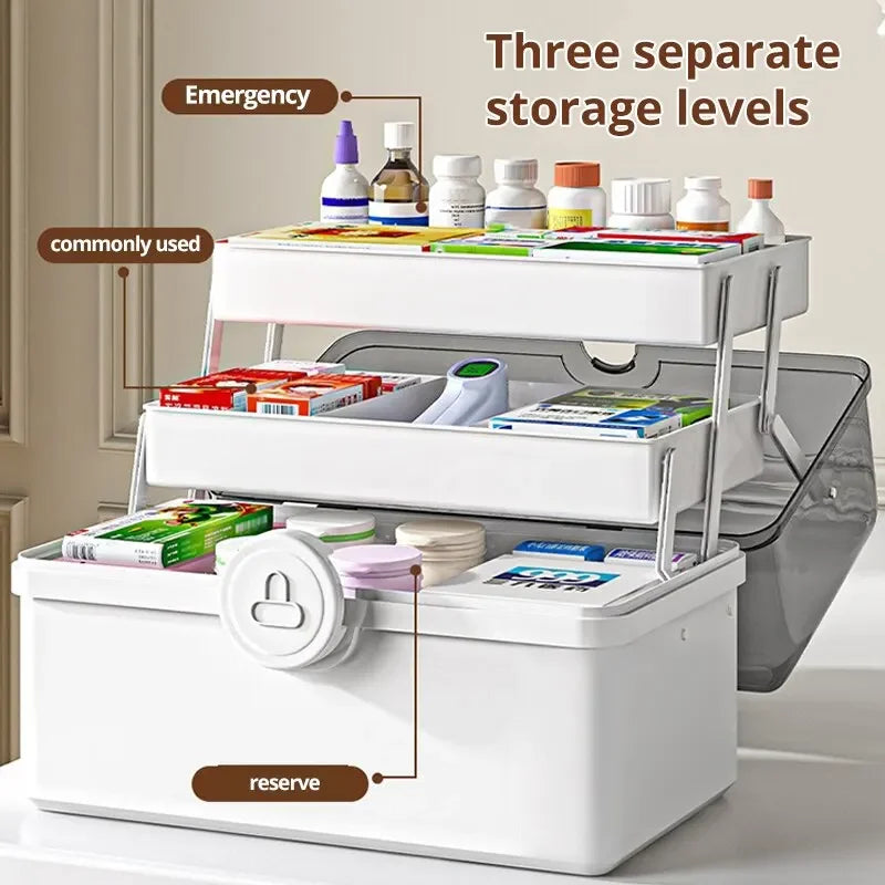 Afralia™ Large Capacity Medicine Organizer