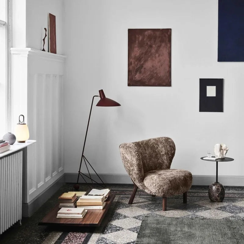 Afralia™ Tripod Floor Lamp Stand for Living Room Bedroom Lighting