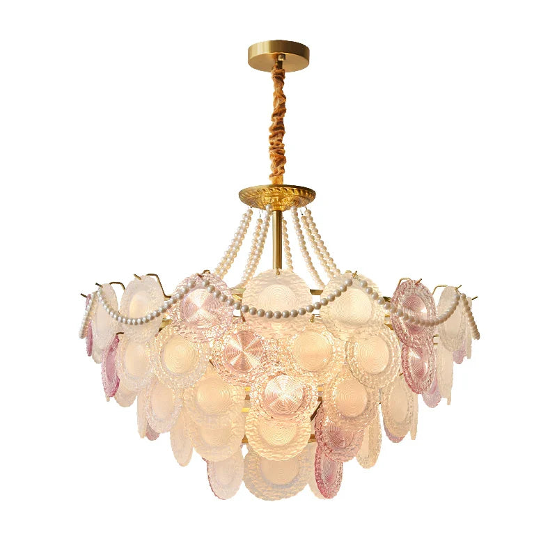 Afralia™ Modern Crystal Pearl Chandelier for Living Room, Bedroom, Dining Room