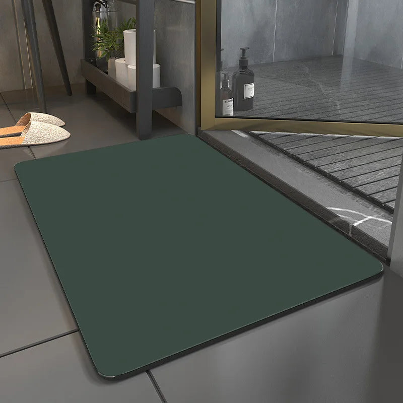 Afralia™ Solid Diatom Ooze Bath Mat: Anti-Slip, Super Absorbent, Durable, Quick-Drying