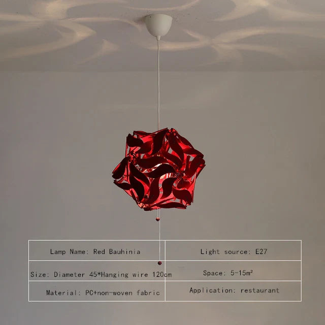 Afralia™ Bauhinia Flower Chandelier: Modern Luxury Retractable Lighting Fixture for Stores & Hotels