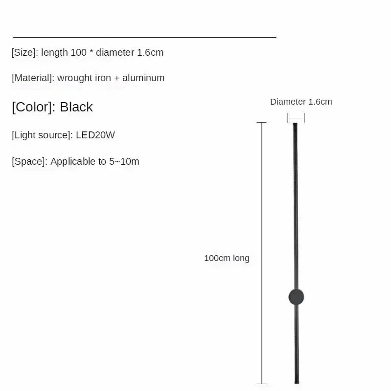 Afralia™ RGB Touch Wall Lamp LED Strip for Living Room and Bedroom