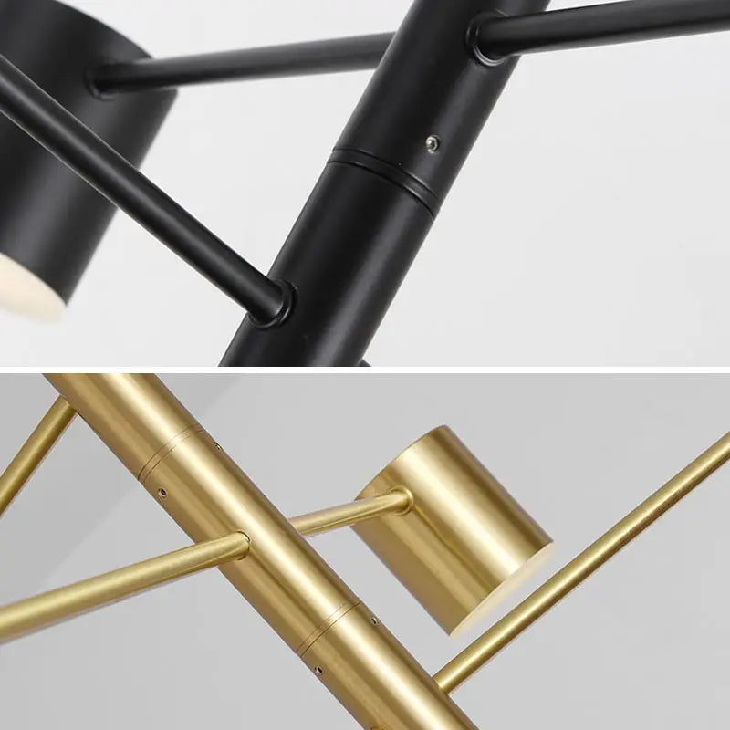 Afralia™ Modern LED Chandelier Ceiling Light Fixture for Living Room Bedroom Dining Room