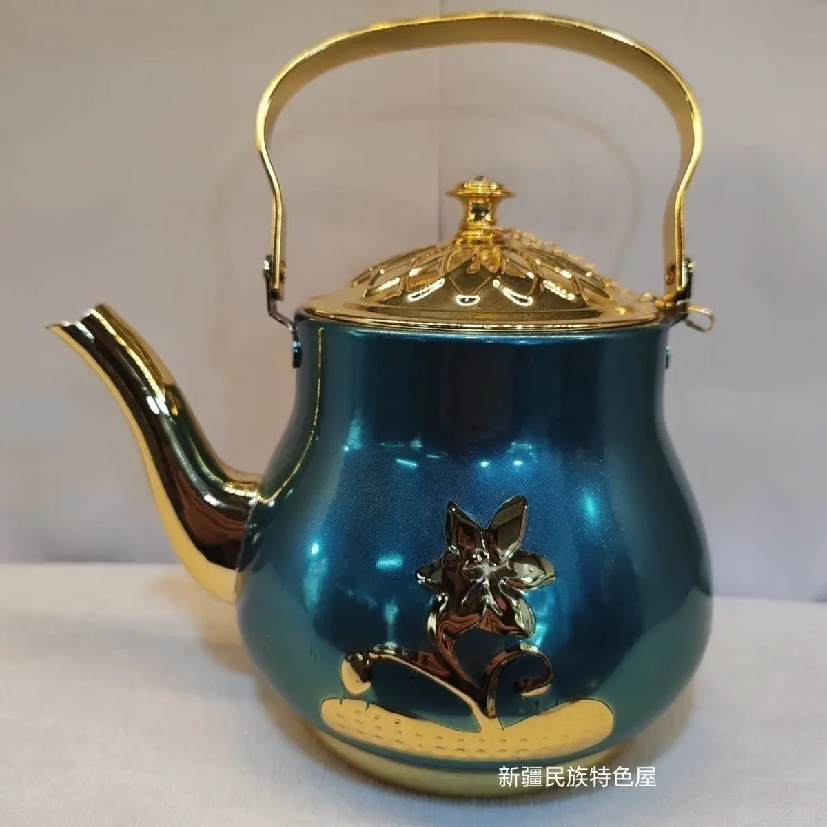 Afralia™ Stainless Steel Chinese Teapot with Built-in Strainer: Ideal for Luxury Dining & Brewing