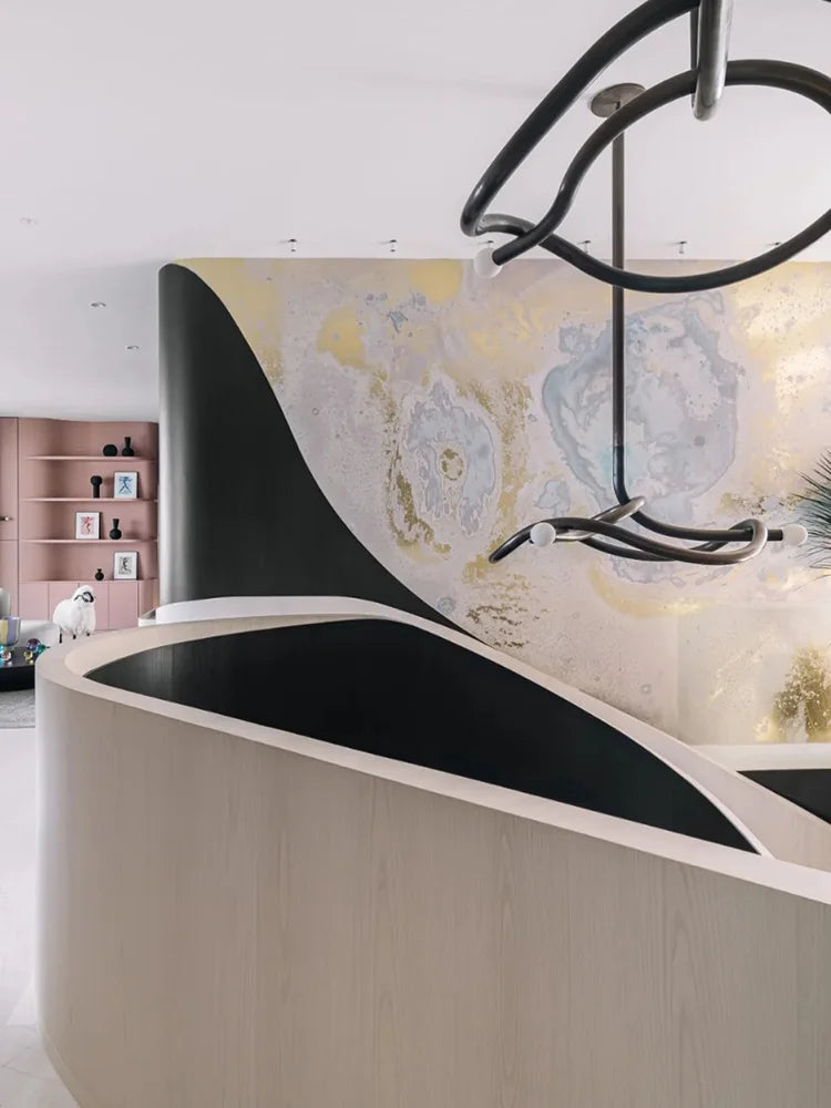 Afralia™ Art Deco Chandelier: Modern Luxury Dimmable Light for Dining and Living Room