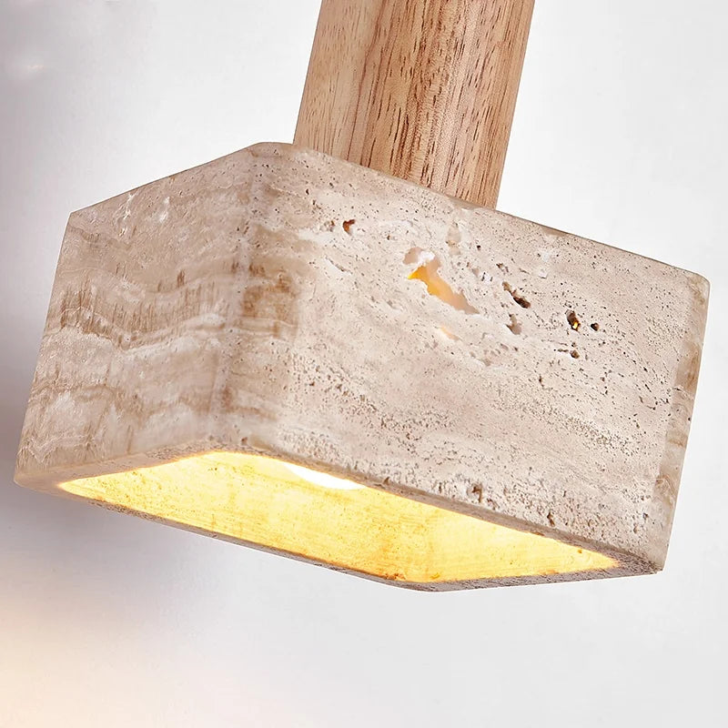 Afralia™ Nordic LED Wood Pendant Lamp - Adjustable Hanging Light Fixture