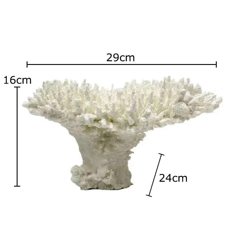 Afralia™ Coral Tree Sculpture Decorative Ornament for Modern Aesthetics
