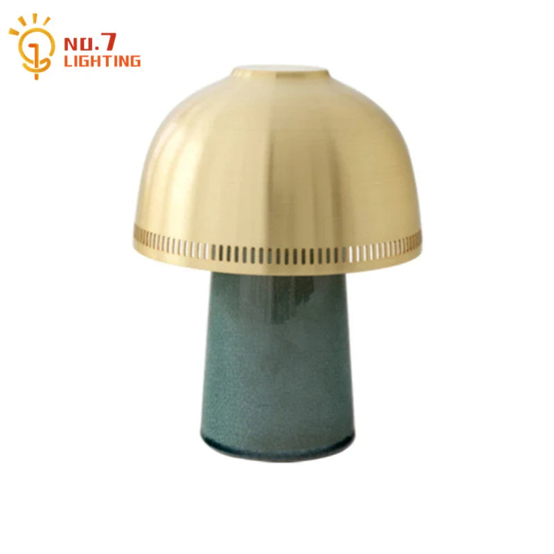Afralia™ Ceramics Desk Lamp with Touch Dimming for Living Room, Bedroom, Study
