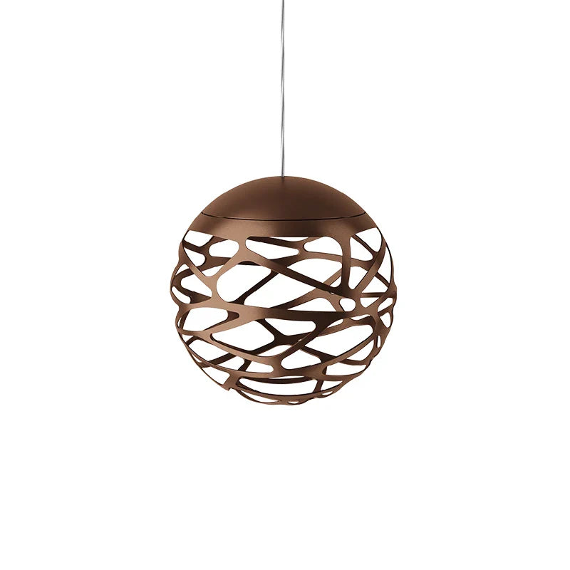 Afralia™ Modern Iron Ball Chandelier for Restaurant Living Room Bar Corridor Villa Project