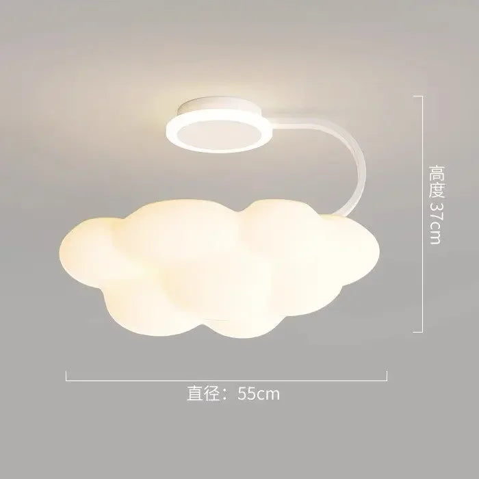 Afralia™ Cloud Ceiling Lights LED Modern Children's Room Lamps Warm Nursery Chandelier