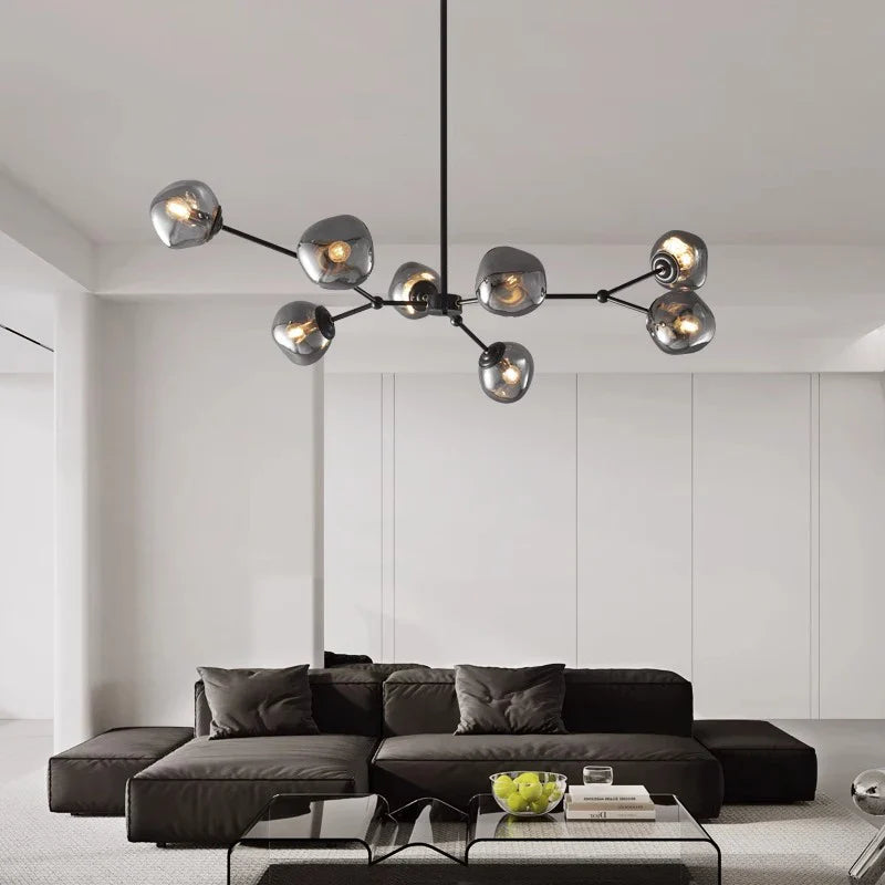 Afralia™ Modern LED Pendant Light Chandeliers for Living Room and Dining Room