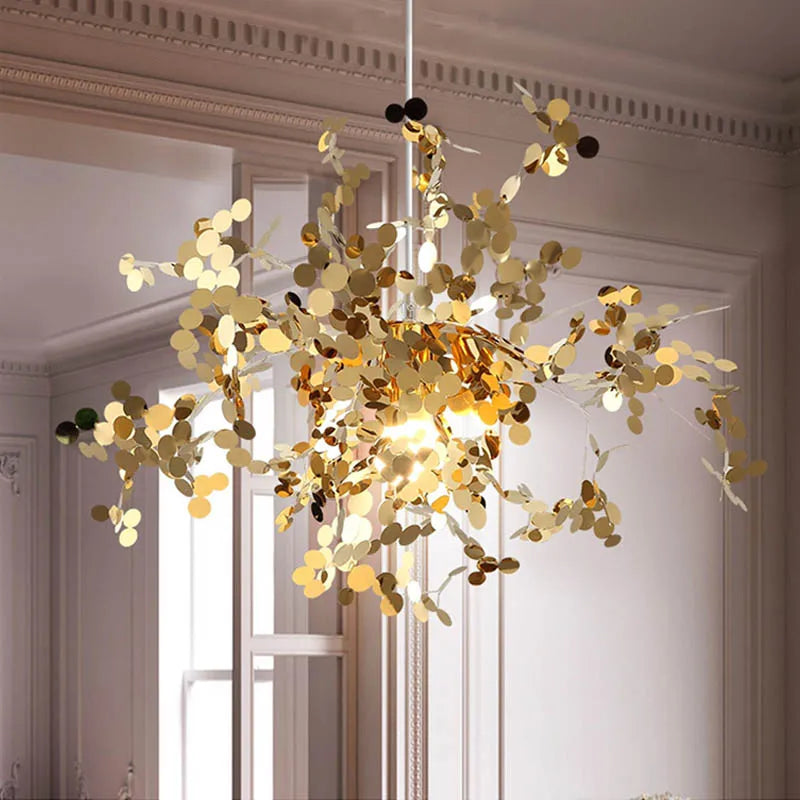 Afralia™ Modern Luxury Ceiling Chandelier for Home Interior Lighting