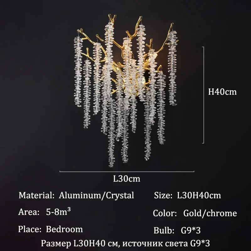Afralia™ Crystal Chandeliers: Luxury LED Ceiling Pendant Lamps for Home Villa Living Room.