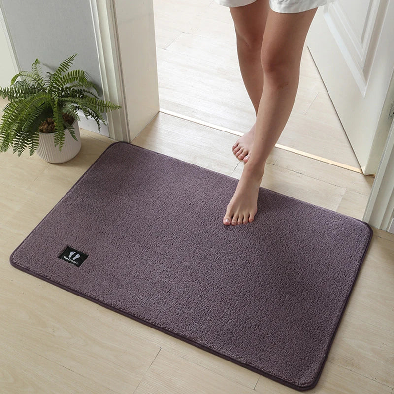 Afralia™ Bathroom Mat: Super Non-slip, Absorbent, Soft, Quick Drying Washable Rug