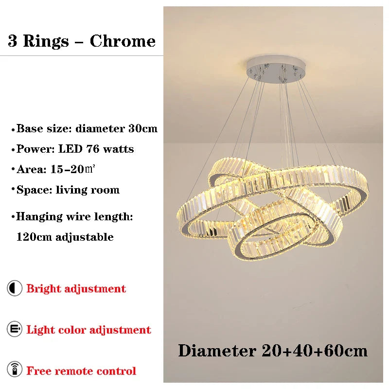 Afralia™ Crystal Chandelier: Modern Luxury LED Ceiling Pendant Light for Living Room and Building Hall