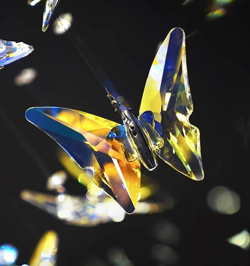 Afralia™ Butterfly Crystal Chandelier for Luxurious Interior Decor