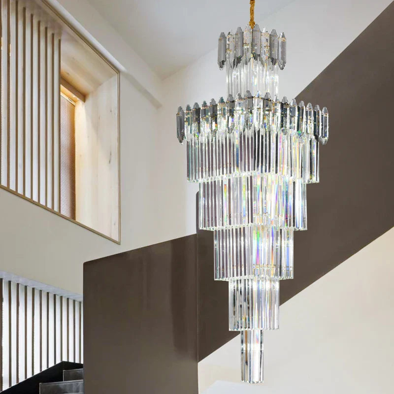 Afralia™ Crystal Chandelier: Elegant Light Fixture for Luxury Interiors