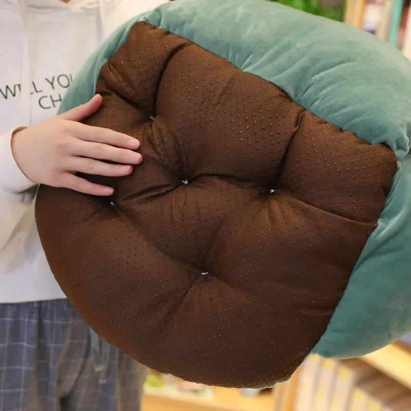 Afralia™ Plush Cartoon Crown Chair Cushion: Comfortable Lumbar Support Seat Pillow