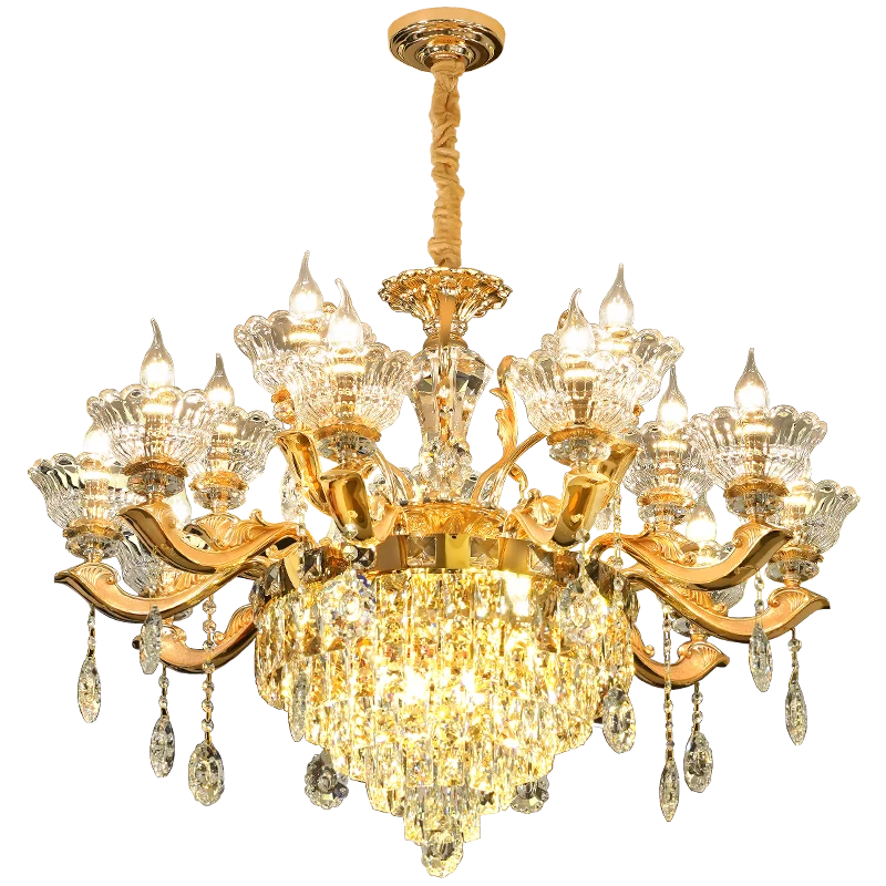 Afralia™ Crystal Luxe Pendant Lamp: Elegant European Style for Living Room and Restaurant