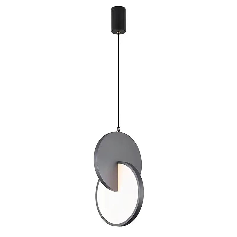 Afralia™ Modern 11W LED Pendent Lamp Acrylic Iron Bedroom Living Room Decor Light