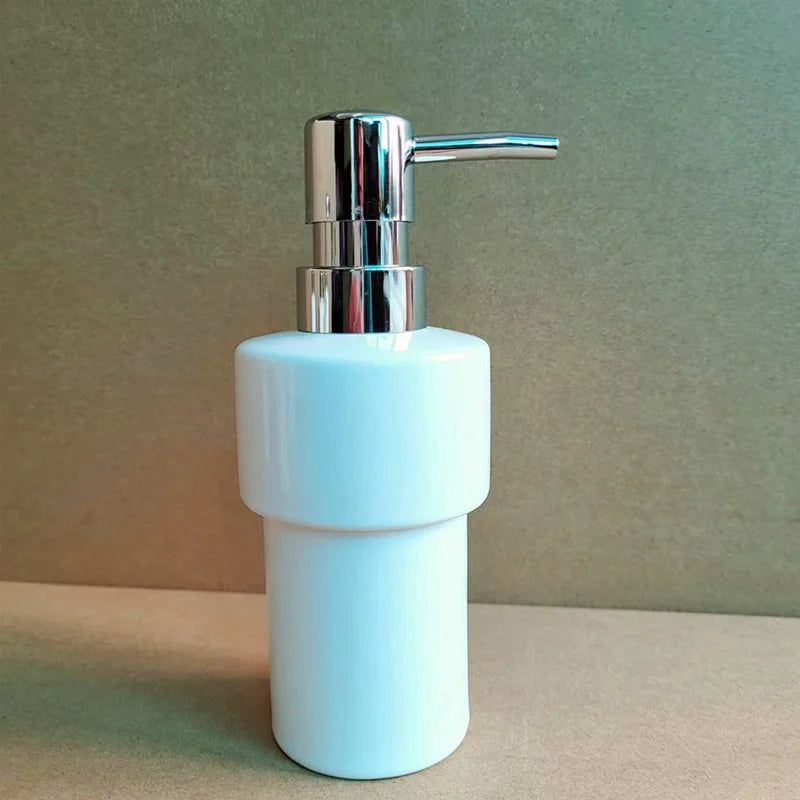 Afralia™ Press Bottles Shampoo Liquid Soap Dispenser Shower Bathroom Accessories