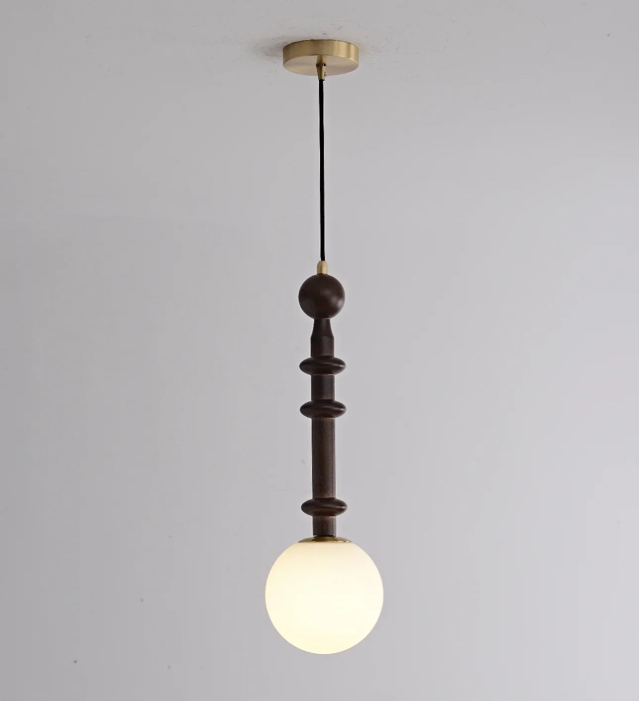 Afralia™ Wood LED Pendant Light for Bedroom Dining Room Study Office Bar