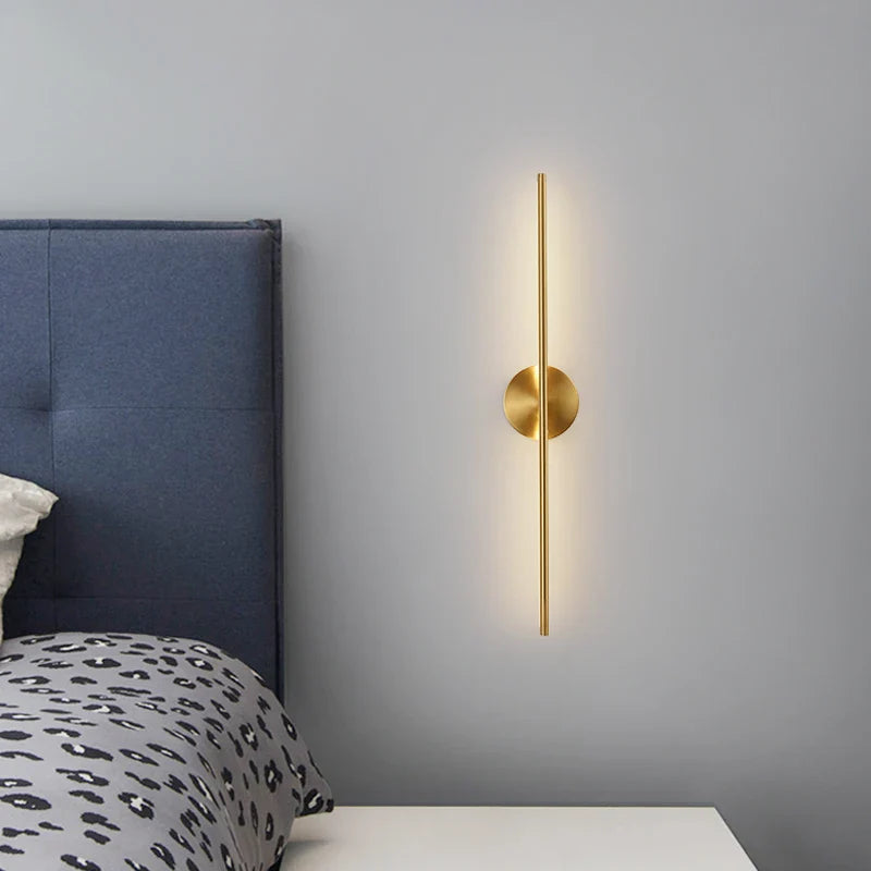 Afralia™ Copper Wall Sconce Lamps Up Down Black LED Wall Lights