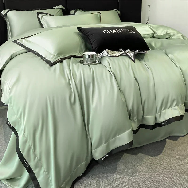 Afralia™ Svetanya 60S Lyocell Bed Linens Set - Twin Queen King Size