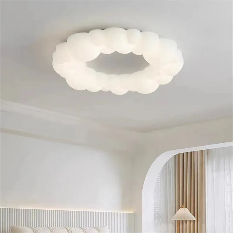 Afralia™ Modern Bubble LED Ceiling Light for Living Room, Bedroom, Children's Room