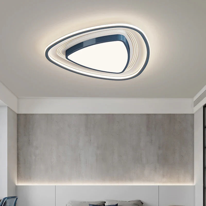 Afralia™ LED Ceiling Light with Remote Dimming for Modern Nordic Home Decor
