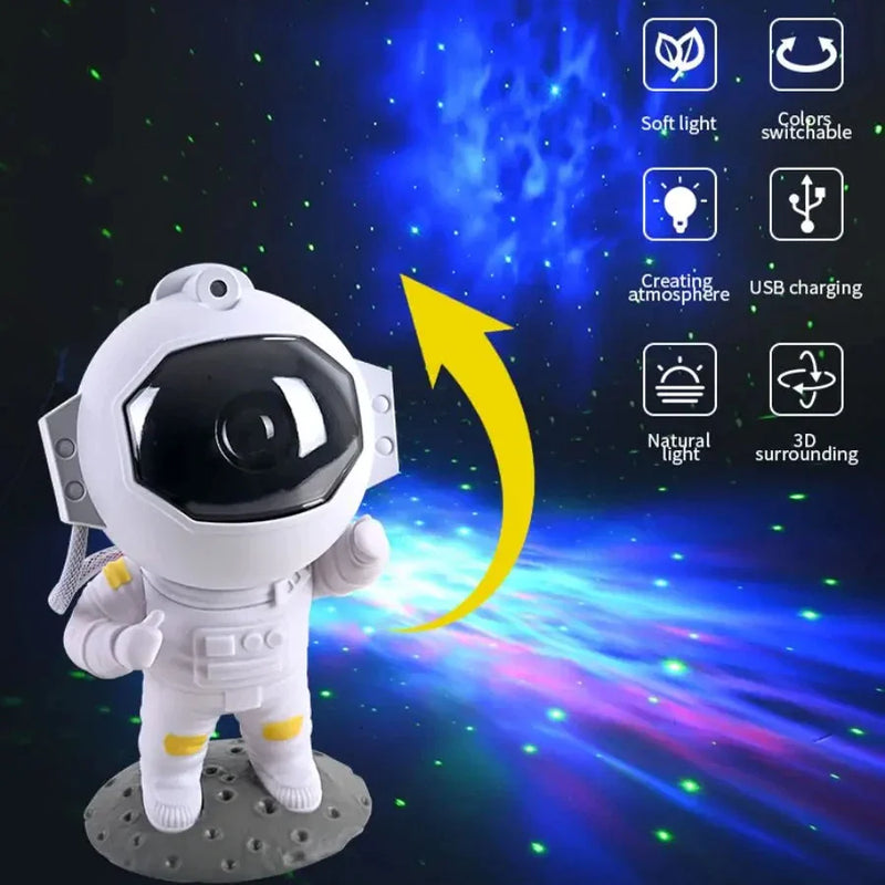 Afralia™ Starry Sky Projector LED Night Light with Remote for Kids Bedroom Home Decor.