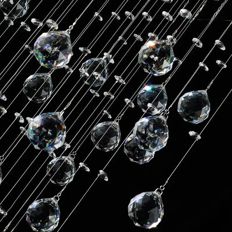 Afralia™ Luxury Modern Crystal Chandelier for Home Decor & Indoor Lighting