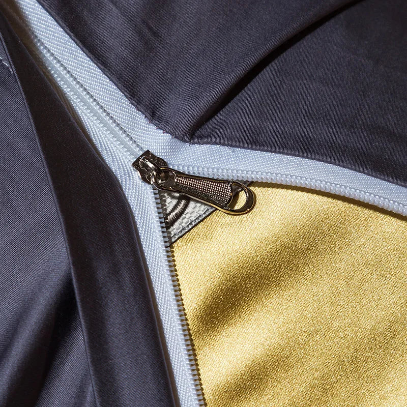 Afralia™ 200S Embroidery Egyptian Cotton Bedding Set: Queen King Linens, Sheet Duvet Pillowcase