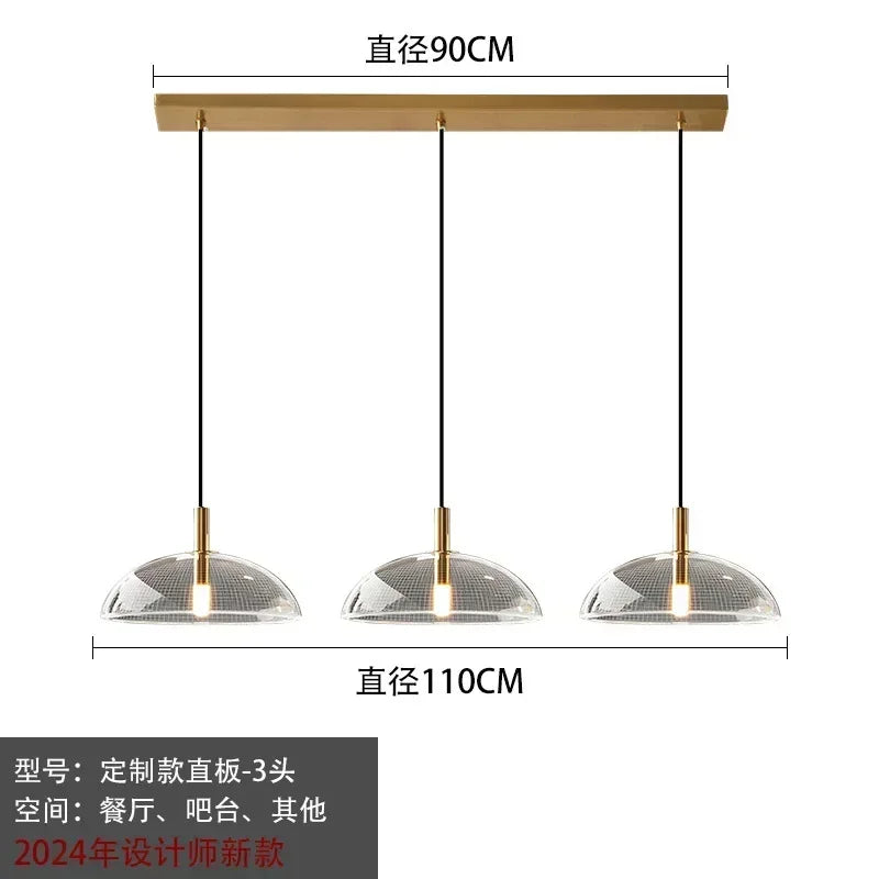 Afralia™ Glass Pendant Light: Stylish Ceiling Hanging Lamp for Home and Restaurant Decor