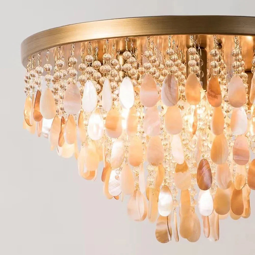 Afralia™ Modern Crystal LED Ceiling Light Chandelier for Living Room Bedroom