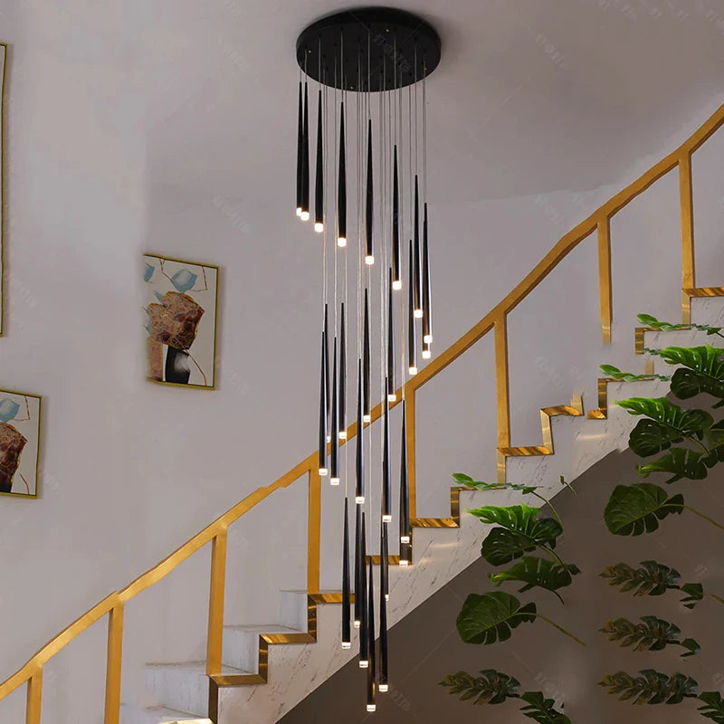 Afralia™ Modern LED Pendant Light Chandeliers for Living Room Dining Room Indoor Lighting