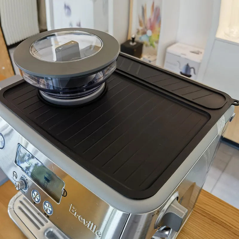 Afralia™ Silicone Coffee Mat for Breville 870/880/878 Espresso Machine - Anti-slip Dustproof Kitchen Mat