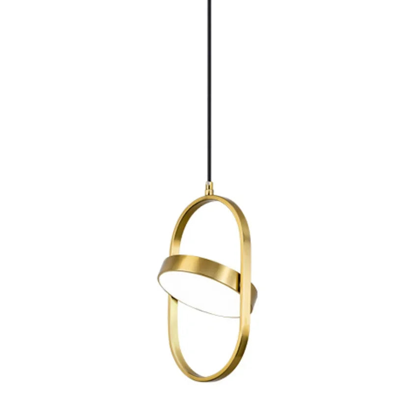Afralia™ Modern Gold Pendant Lights for Home Decor & Lighting