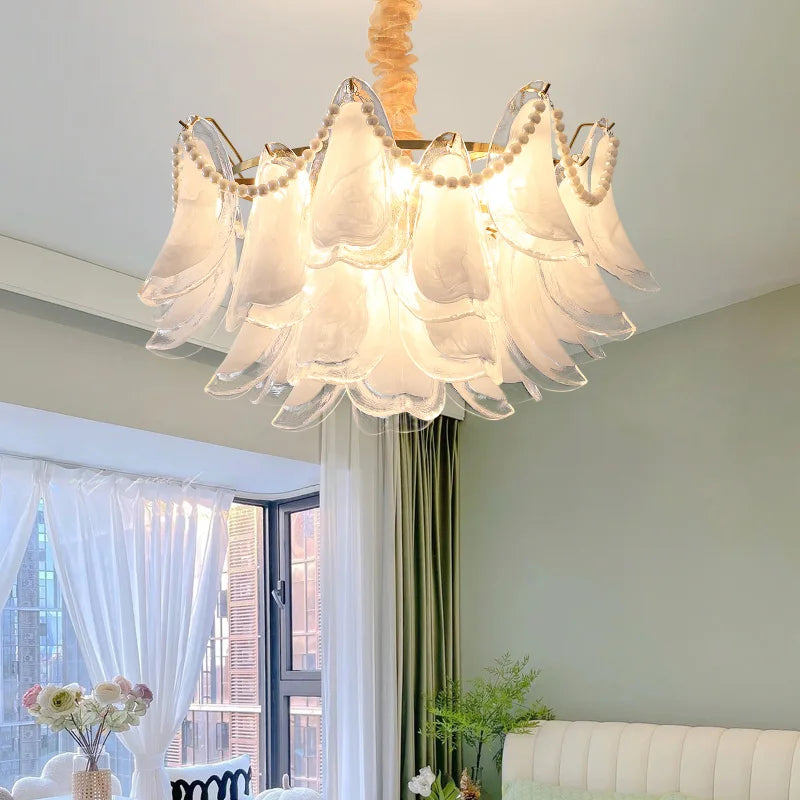 Afralia™ Crystal Chandelier: Modern Light Luxury for Living Room, Bedroom, Dining.