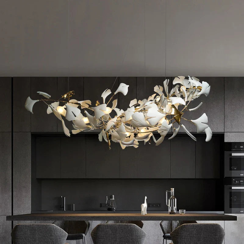 Ceramic LED Chandelier by Afralia™ for Dining Room Decor and Kitchen Living Center Table Lighting