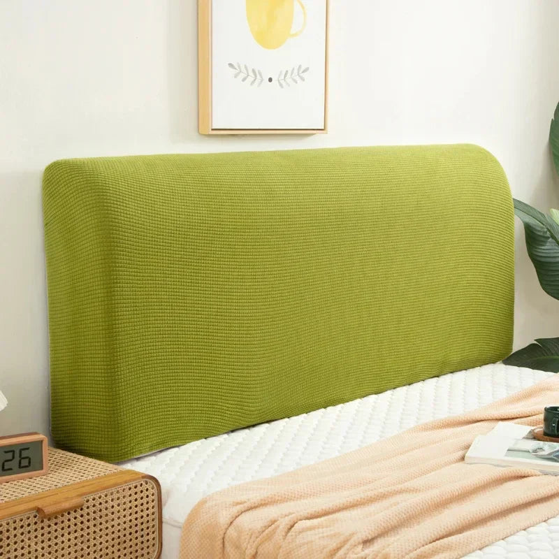 Afralia™ Solid Spandex Bed Headboard Cover - All-inclusive Dust Cover for Bedside Headboard