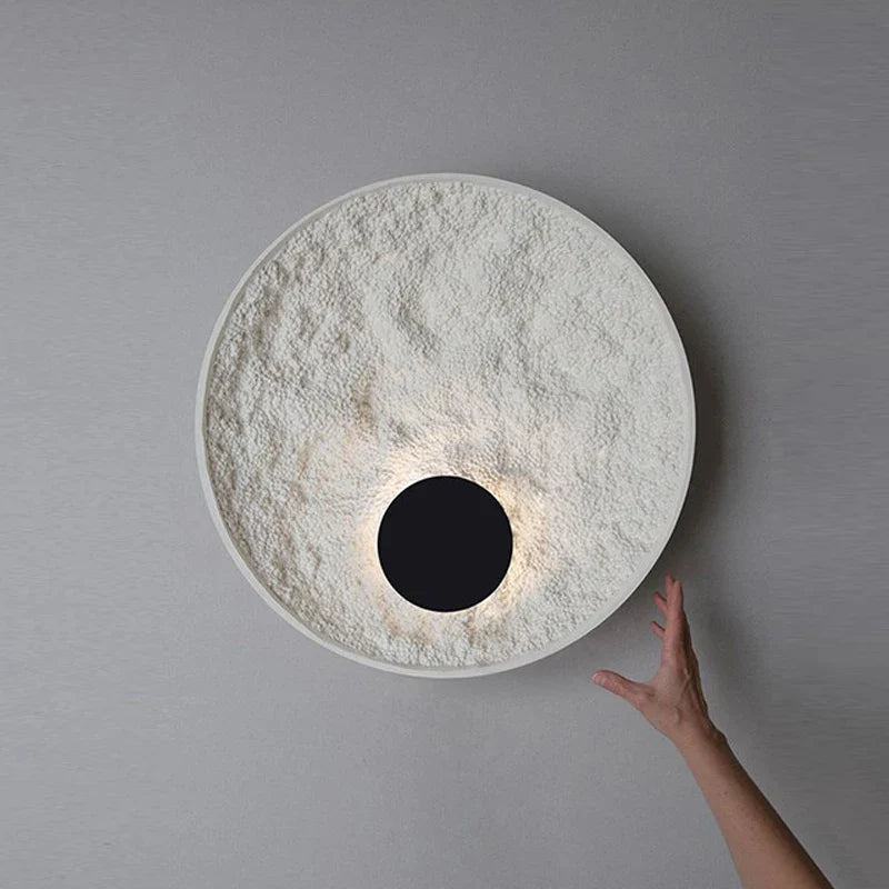 Afralia™ Resin LED Wall Sconce Minimalist Nordic Bedroom Light Fixture